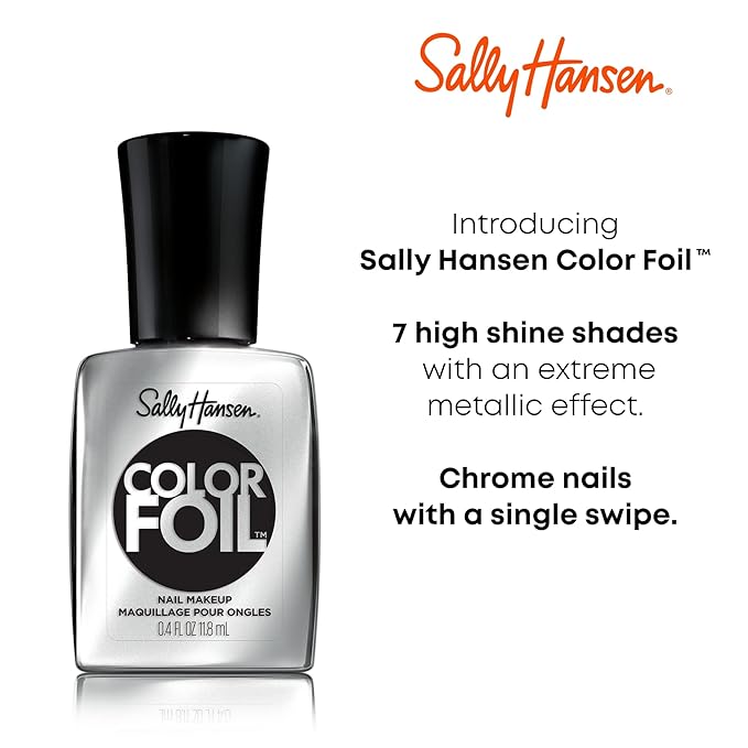 Sally Hansen Color Foil Nail Polish Rose Beam - 0.3 fl oz