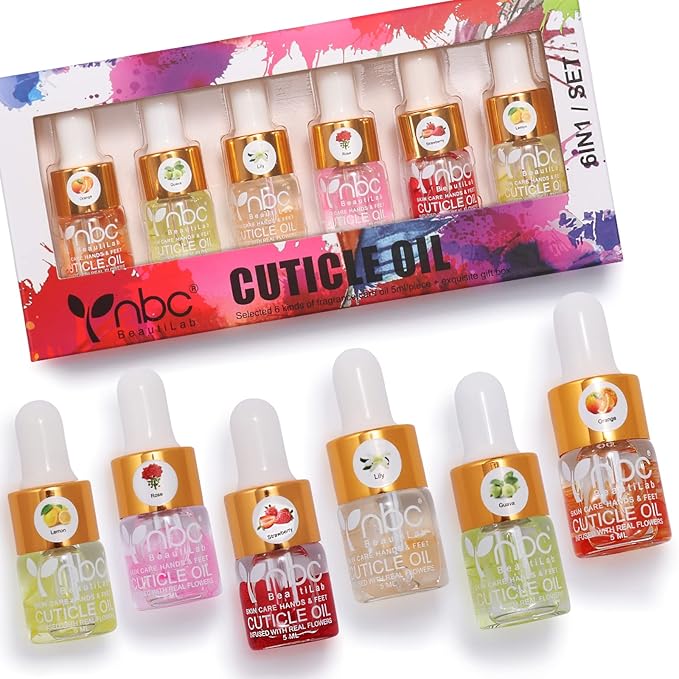 Cuticle Oil, 6Pcs Nail Cuticle