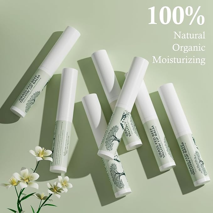 Tallow Lip Balm, Natural Lip Balm,