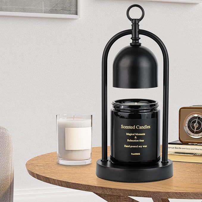 Candle Warmer Lamp with Timer, Electric Dimmable Candle Light Warmer, Wax Melt Warmer for Jar Candles, House Warming for Women, Teenage Girls