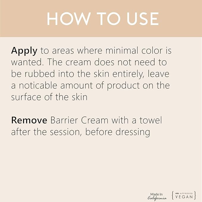 SJOLIE Pro Blending Barrier Cream For Spray Tanning | Minimize & Block DHA