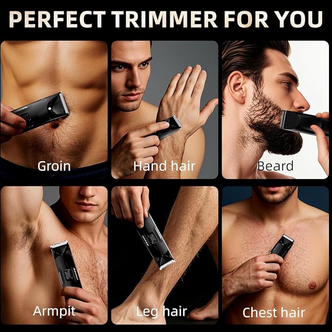 Hair Clippers for Men, Cordless Clippers for Hair Cutting with Type-C Fast Charging, Clippers and Trimmers Set for Hair Cutting, Beard Trimmer, Rechargeable Electric Shaver, Gifts for Men