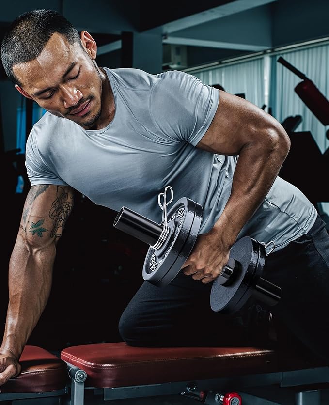 Cast Iron 2-Inch Olympic Weight Plates Set (40, Pounds)