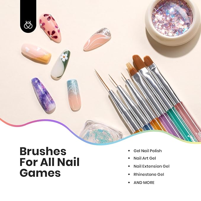 Beetles 6 Pcs Gel Nail