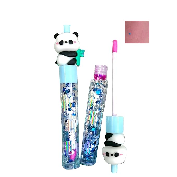PandaTemperature Change Moisturizer Long Lasting Nutritious Magic Color Change Lip Gloss,For Dry Lip's Moisturizing Hydrating And Nourishing ,Nourishing,Long-Lasting (blue, 1)