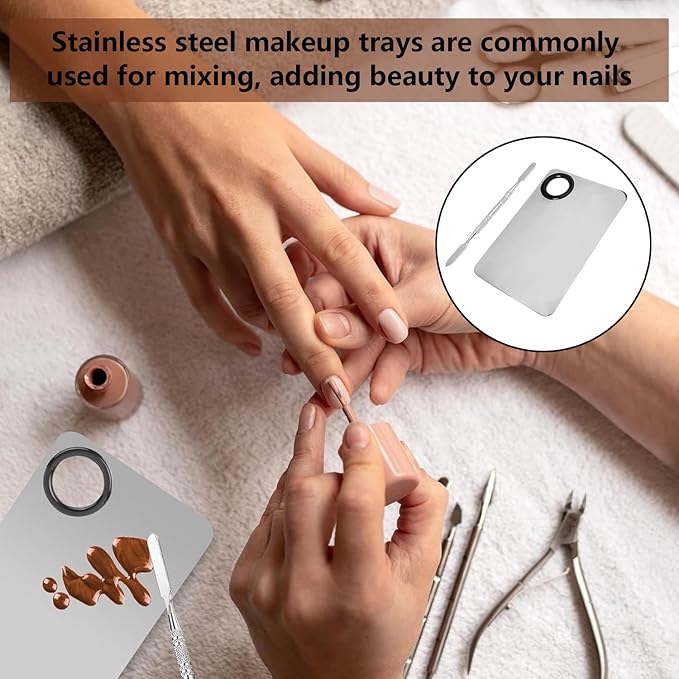 2 Pcs Professional Cream and Lip Makeup Mixing