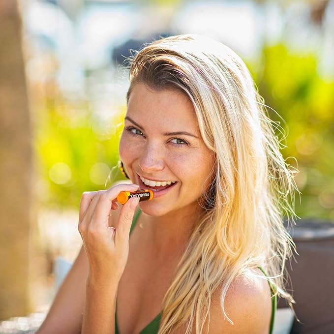 Panama Jack Sunscreen Lip Balm - SPF 45, Flavor Pack, Broad Spectrum UVA-UVB Sunscreen Protection, Prevents & Soothes Dry, Chapped Lips (Dreamsicle/Vanilla/Tropical/Mango)