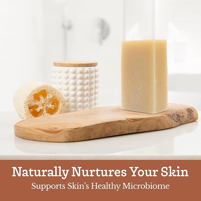 Southern Natural Goat Milk Soap Bar (Patchouli 3 Pack) For Dry Sensitive Skin. Natural, Handmade Soap For Men, Women, Kids & Baby. Use On Face & Body