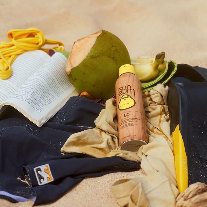 Sun Bum Original SPF 50 Sunscreen Body Spray | Broad Spectrum Moisturizing Sunblock with Vitamin E | Hawaii 104 Act Compliant (Octinoxate & Oxybenzone Free) | 2 Pack, 6 oz