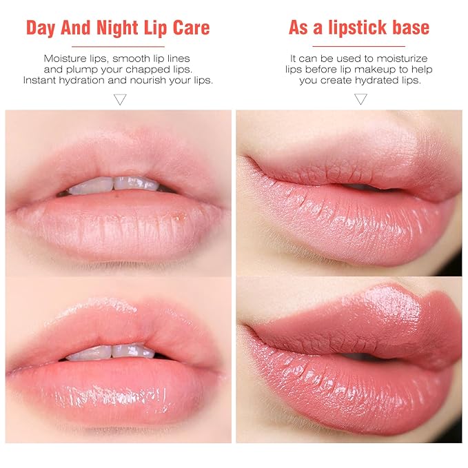 Flavored Lip Balm Set, 4 Scents-