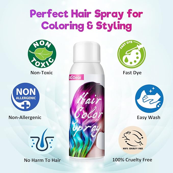 Blue Hair Spray Hair Dye