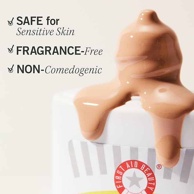 First Aid Beauty Weightless Liquid Mineral Sunscreen with Zinc Oxide SPF 30 – Luxuriously Light for Everyday Use – 1.5 oz