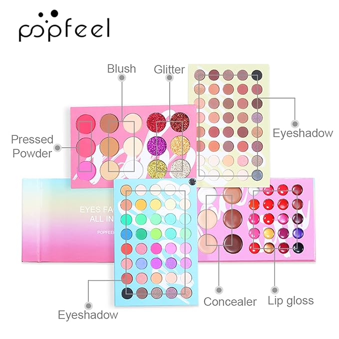 All-in-one Makeup Set Holiday Gift | Full Makeup