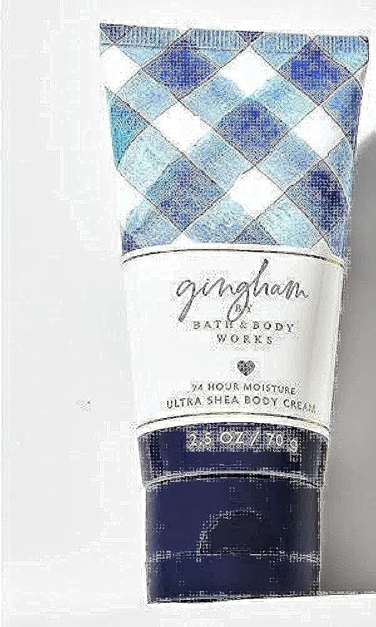 Bath & Body Work GINGHAM Ultra Shea Body Cream, 2.5 oz / 70 g