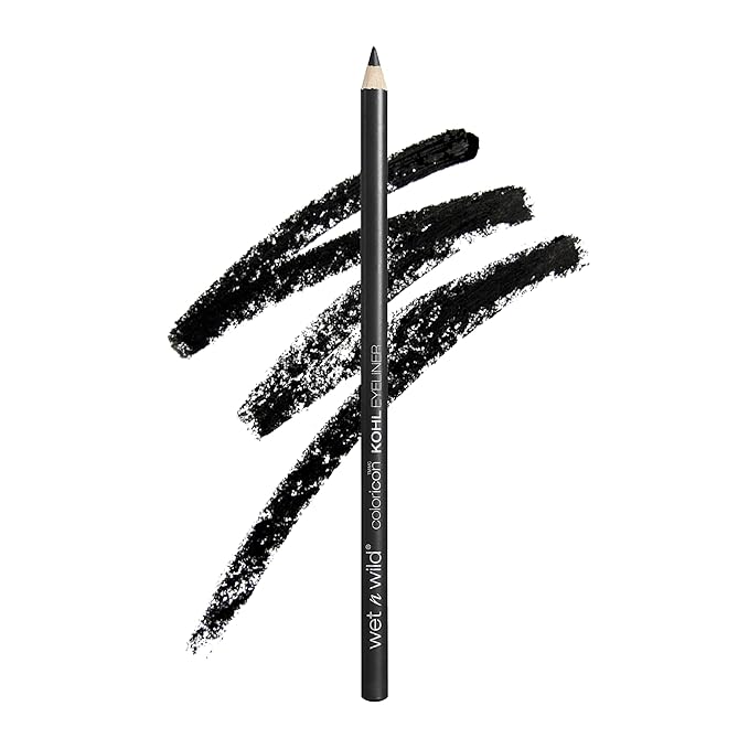 wet n wild Mega Slicks Lip Gloss & Color Icon Eyeliner Pencil Bundle - Long Lasting Gloss with Hyaluronic Acid & Smooth Creamy Black Eyeliner