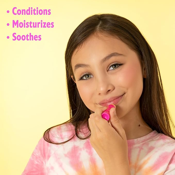 Lip Smacker Fruit Glaze Lip Oil, Ultra-Hydrating & Moisturizing with High-Shine Finish, Plush Applicator for Effortless Glide, Delicious Non-Sticky Flavor - Banana