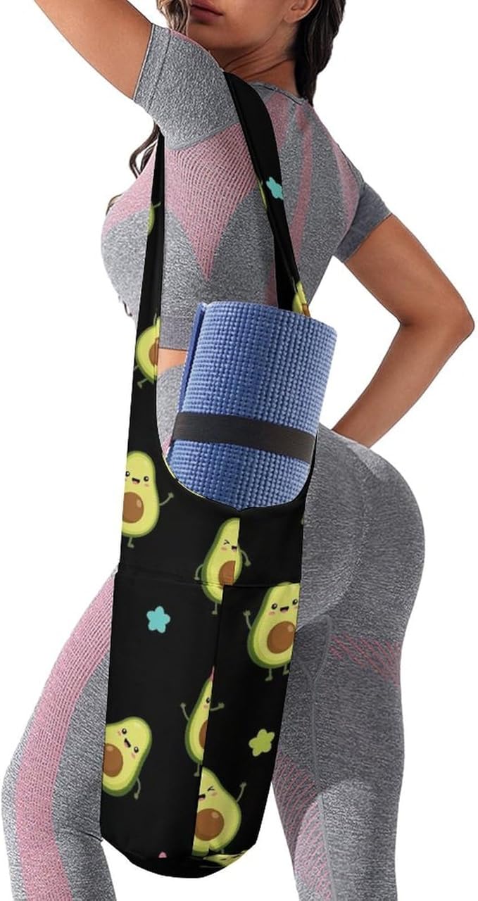 Yoga Mat Bag Large Tote Carrier Holder with Water Bottle Pocket Yoga Bags