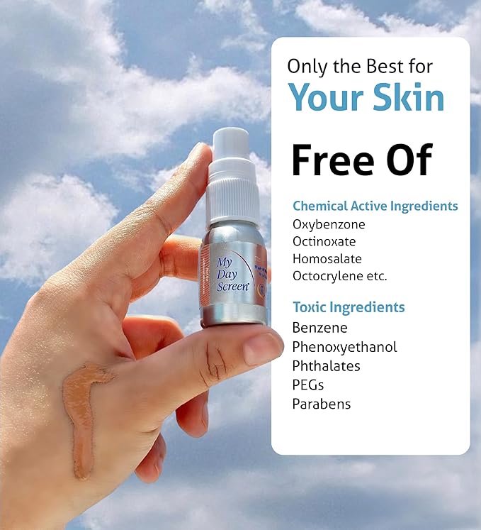 Tinted Body Screen Mini - Body Bronzer, Medium Bronze, SPF 30, Blue Light Defense, Plant-Based, Mineral Sunscreen, Travel Size. 0.5 oz.