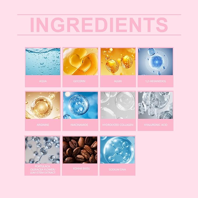 CHHQLZS Serene Eye Patches with PDRN Collagen, Instant Anti-Wrinkle Eye Mask for Dark Circles & Puffy Eyes, Hydrating Under Eye Patches with Hyaluronic Acid, Instalift Treatment, 8 Pairs