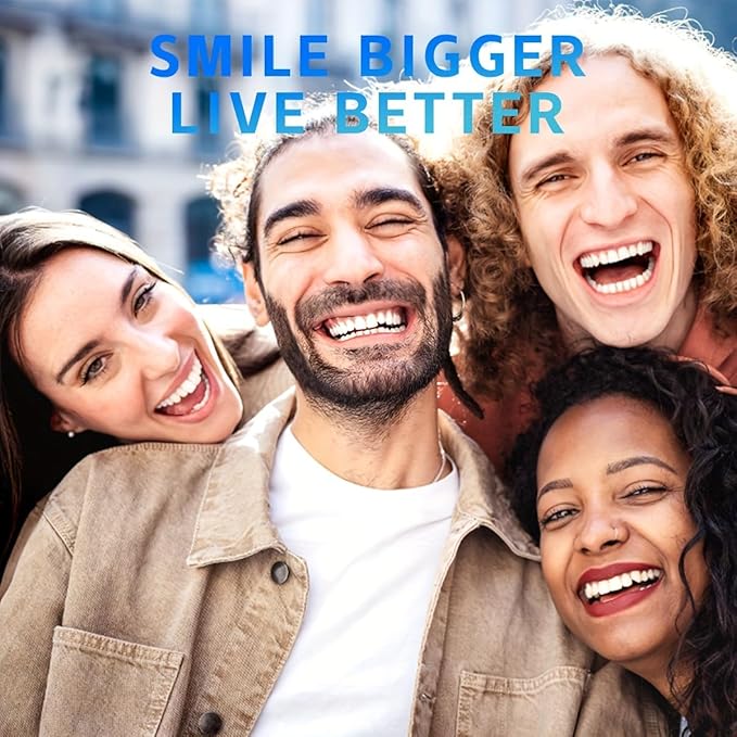 9D Sensitive Teeth Whitening Strips- Professional Enamel-Safe Formula, Fast Stain Removal for Coffee Drinkers & Smokers, Sensitivity-Free Whitening Kit-42Pairs (84Strips)