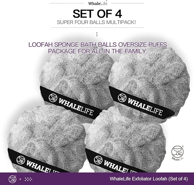 Loofah sponge bath sponge for