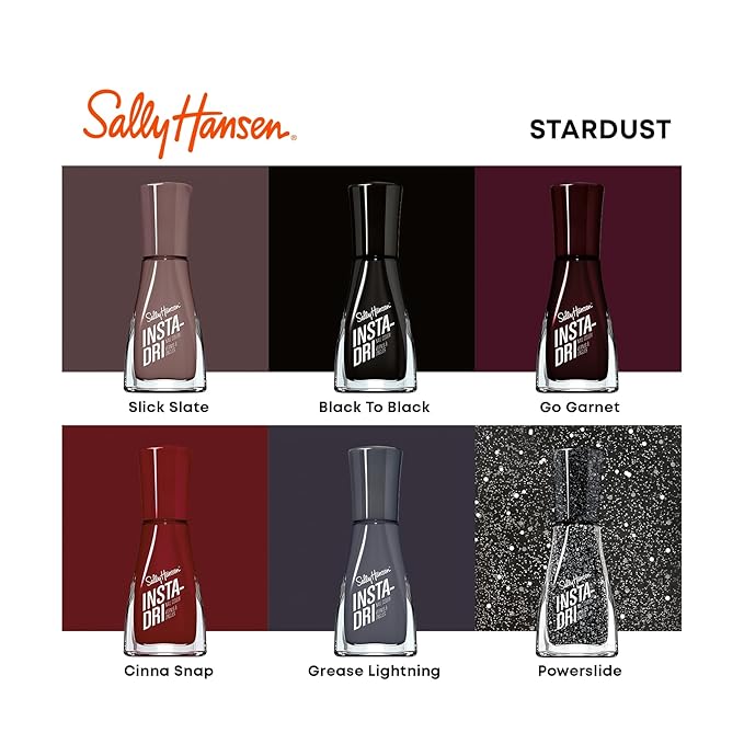 Sally Hansen Insta-Dri Nail Polish | Quick Dry, Long Lasting, Streak-Free Shine | Opaque, Glossy | 403 Go Garnet | Classic Garnet Red Nail Color