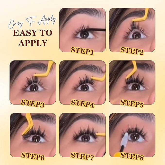 QUEWEL Fairy-Lash Clusters Kit, 140pcs Manga-Eyelash Clusters Kit Mix10-18mm Cluster Eyelash Extensions Kit With Lash Bond and Seal, Lash Tweezers and Remover for DIY Natural Lashes(FD-XYT 4 Set)