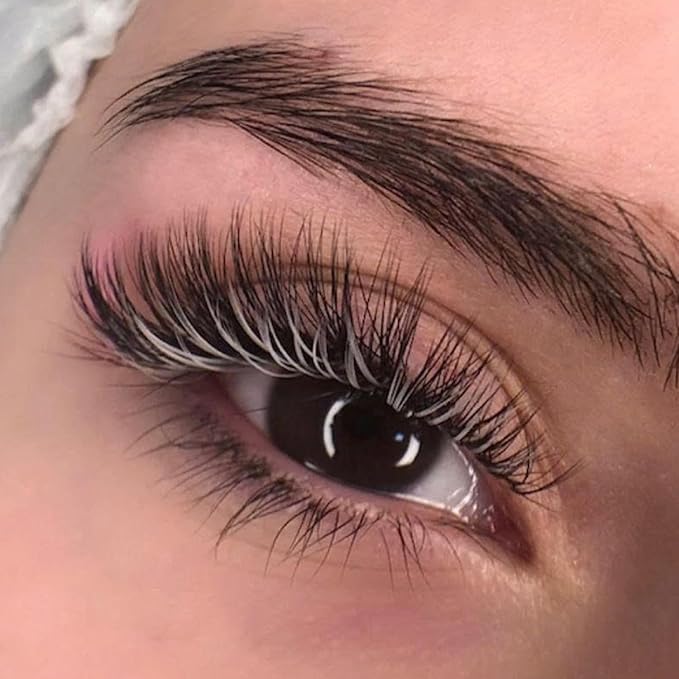 Eyelash Extensions, Mink Lash, Volume & Classic Lashes for Professionals, J/B/C/CC/D/L/M Curl, 4-15mm Length, Soft Korean PBT Fiber, 16 Rows Lash Tray (New Sliver-CC-0.07-8-15mm)