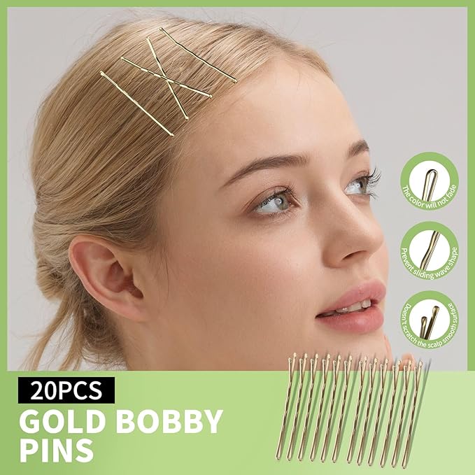 Teenitor Hair Accessories Kit for Woman & Girls: 500pcs Elastic Hair Bands; 30pcs Ponytail Holders, 30pcs Seamless Thick Hair Bands; 40pcs Bobby Hair Pins (Beige)