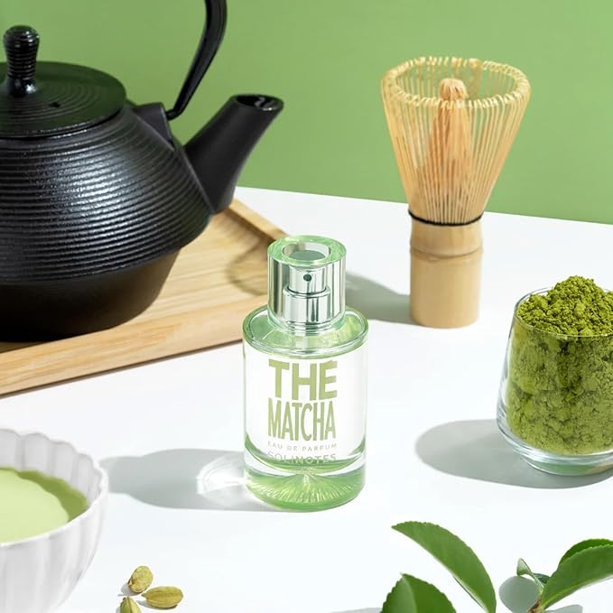 SOLINOTES Matcha Tea Perfume for Women - Eau De Parfum | Delicate Floral and Soothing Scent - Made in France - Vegan - 1.7 fl.oz
