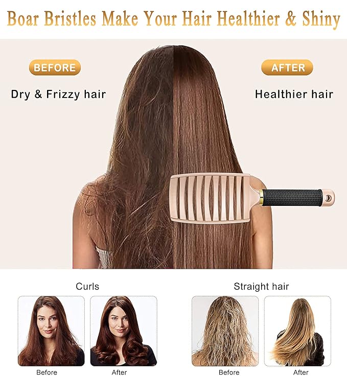 KTKUDY Detangling Brush Getting Knots