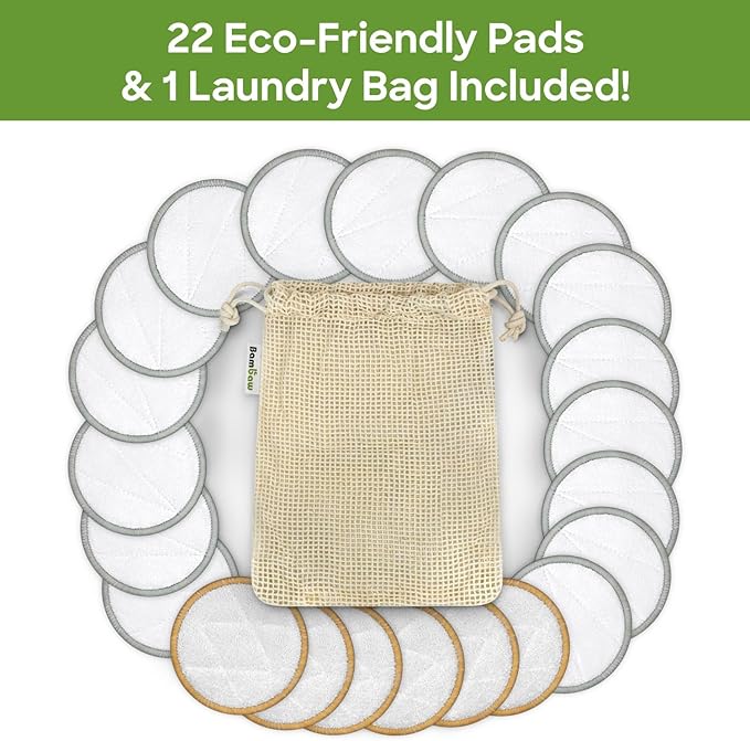 Bambaw reusable makeup remover pads