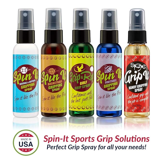 Grip-IT Hand Grip Spray 2 Oz – Pole Grip for Pole Dancing & Aerial Silk Workouts – Overgrip Sticky Spray For Tennis & Pickleball - Training Aid - Chalkless Solution for Weight Lifters