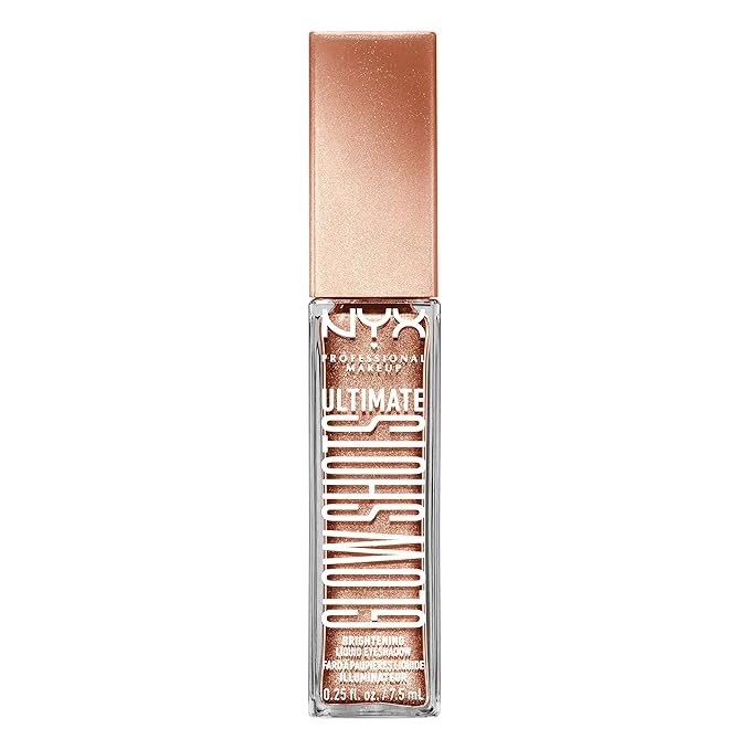 NYX PROFESSIONAL MAKEUP Ultimate Glow Shots, Liquid Eyeshadow, Long-Lasting Shimmer Eye Shadow with Vitamin C - Golden Goji