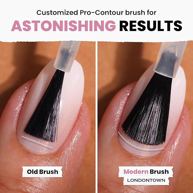 LONDONTOWN lakur Nail Polish - Chip-Resistant, Non-Toxic, Conditions & Hydrates Nails | Glossy Neutral Magnolia Haze Creme, 0.40 fl oz