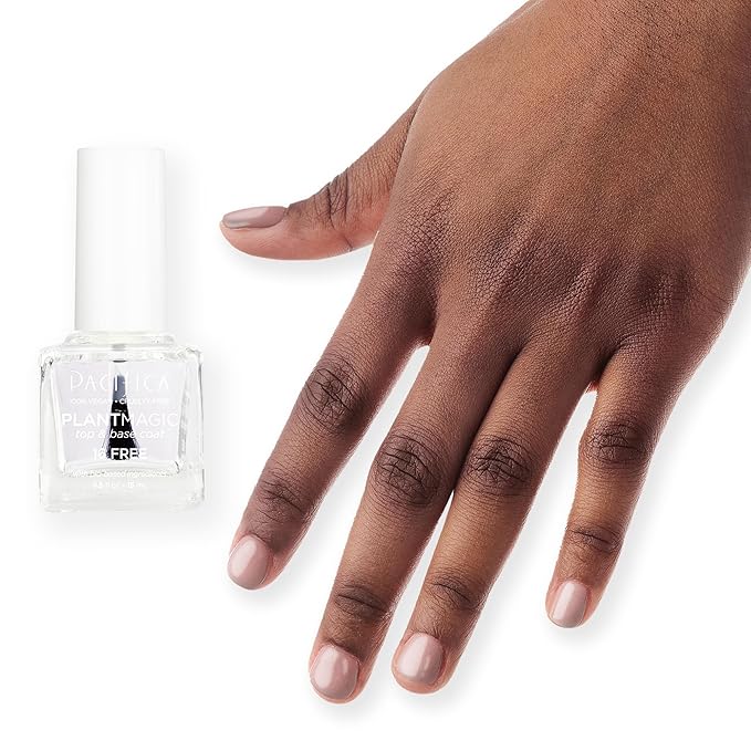 Pacifica Natural Nail Polish – Plant Magic Translucent Pearl White Nail Polish - Plant Based, Non-Toxic & Clinically Tested - Lasting Colors, Chip-Resistant, Clean Beauty, Dermatologist Approved Matte