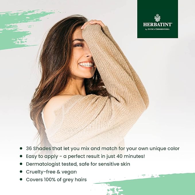 Herbatint Permanent Haircolor Gel, 7D
