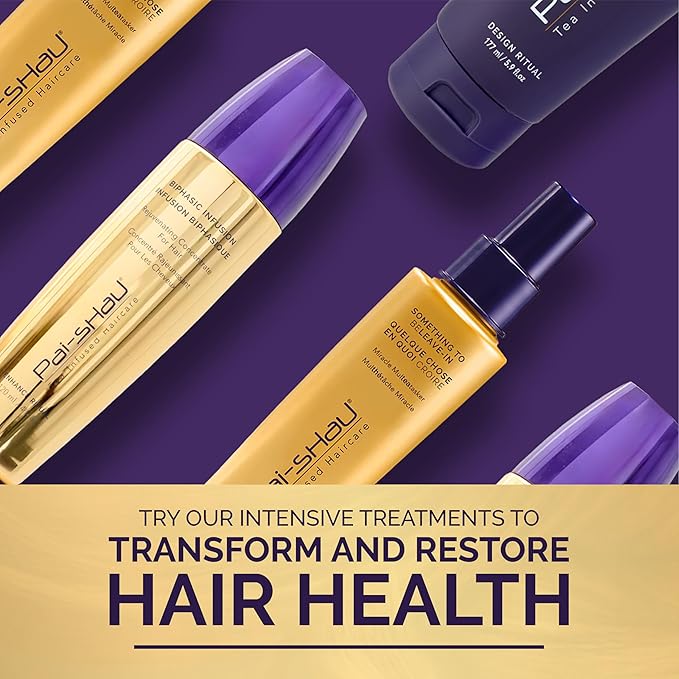 Pai-Shau Biphasic Infusion - Oil-Free Hair Rejuvenating Serum - Provides Shine, Thermal, And Environmental Protection - 4 FL Oz