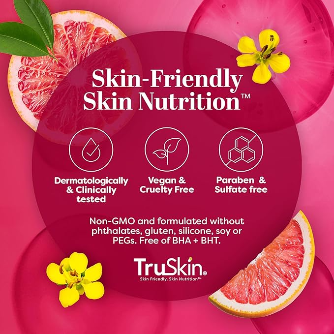 TruSkin Vitamin C Super Serum for Face – All-in-One Anti-Aging Serum with Vitamin C, Retinol, Niacinamide, Hyaluronic Acid & Squalane – Improve Appearance of Dark Spots, Firmness & Texture, 2 Fl Oz