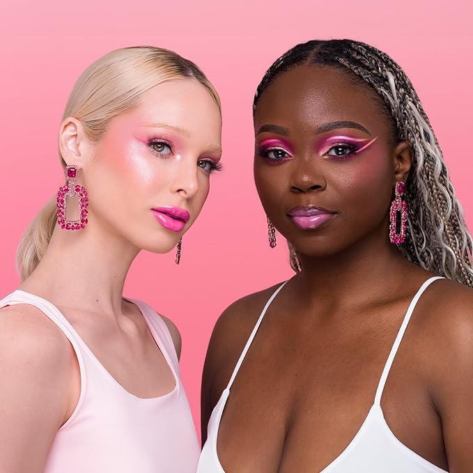 Juvia's Place Smoothie Lip Gloss Tutti Fruitty - Hydrating Cream Lipgloss with Pink & Mauve Tones - Non Sticky Plumping Glosses - High Shine Lipgloss for Women - Lip Plumper w/Cocoa Butter & Chia Oil