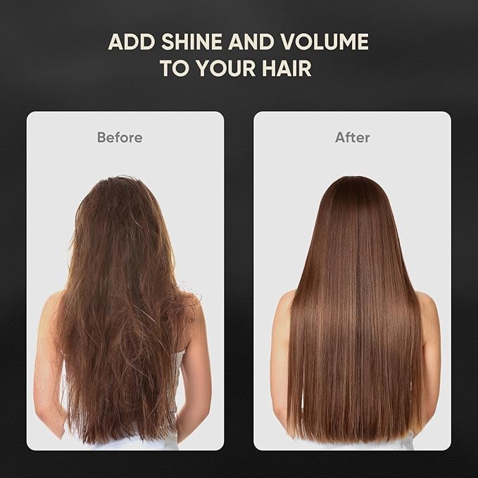 2 in 1 Ceramic Round Brush for Blow Drying,Ceramic Barrel for Hair Styling, Polished Bristles, Enhance Texture Volume, for Women & Men,with 4 Hair Clips (2.1 Inch&1.3 Inch)