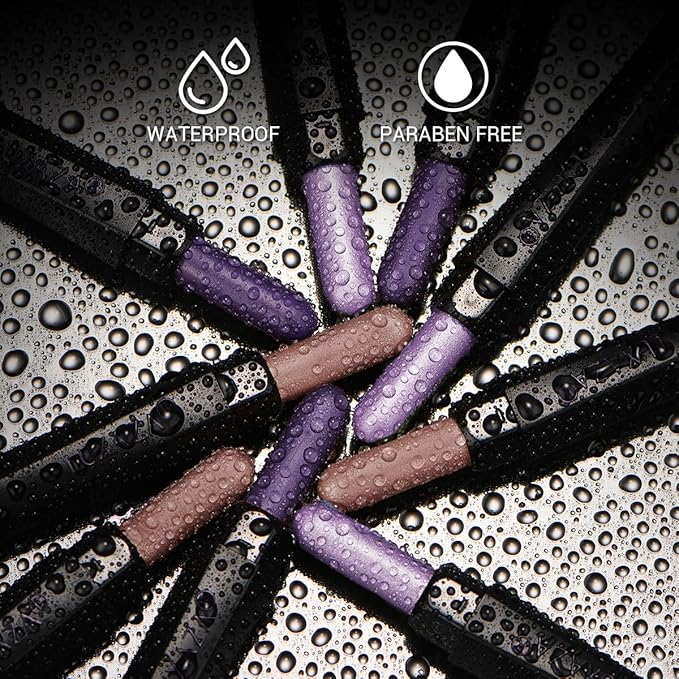 3PCS Cream Eyeshadow Stick Set,Pro Longwear Purple Eye Shadow Sticks Pencil Crayon-Grape Glam