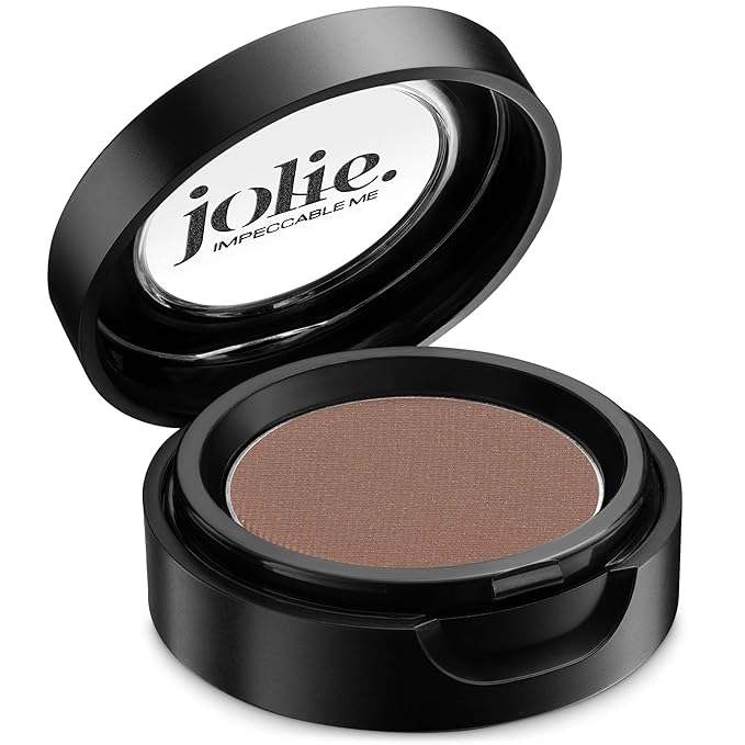 Jolie Cosmetics Powder Pressed Matte Eyeshadows - Cruelty Free, Vegan, Single Pan Eyeshadow 1.48g Warm Neutrals (Cedar)