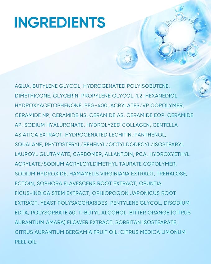SKINTIFIC Face Moisturizer with 5X Ceramides, Hydrating Moisture Barrier Repair Cream for Oil/Dry Skin Types, Hyaluronic Acid & Centella, Daily Facial Moisturizer, Non-Comedogenic 30 g / 1 fl. oz.