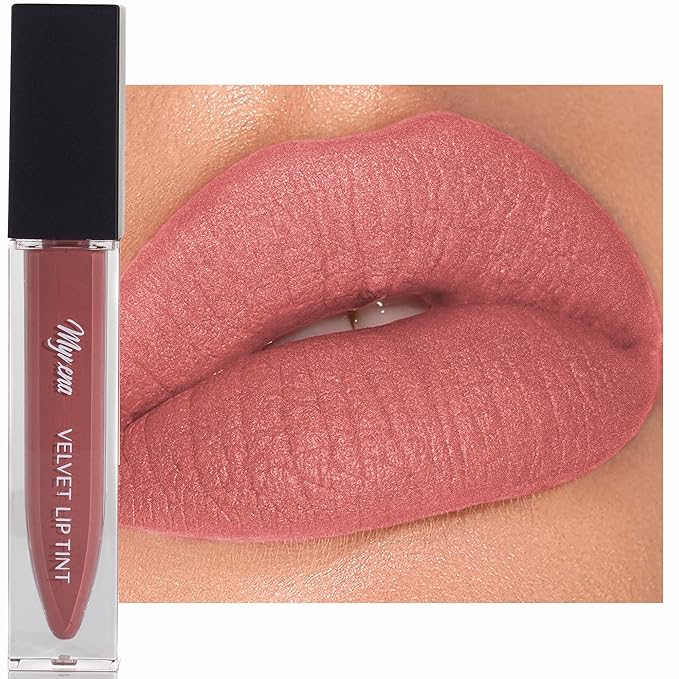 Light Pink Velvet Mousse Liquid Lipstick | High-Pigmented Non-Sticky Non-Drying | Noa
