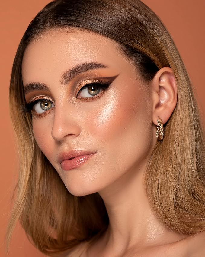 Sigma Beauty Ambiance Eyeshadow Palette | Luminous, Neutral and Gold Shades | Summer Vibes, Mirror Included