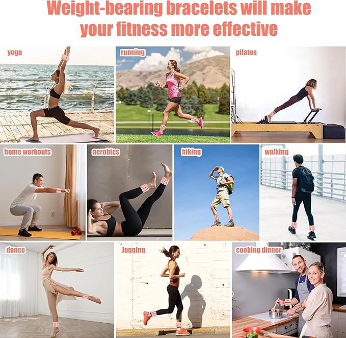 Beyoung Wrist and Ankle Weights for Women Men 2 (1lb (1lb Each),