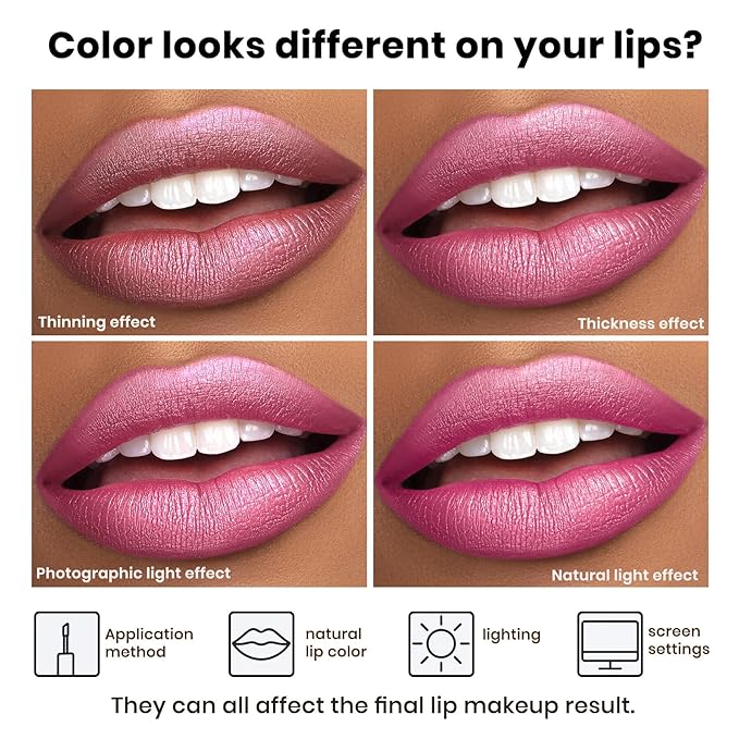 ilembane Metallic Liquid Lipstick Nude Pink – High Pigment Long-Lasting Waterproof Lip Gloss with Metallic Finish, Smudge-Proof, Non-Sticky, Lightweight Lip Makeup for Party & Daily Wear (Sweet Hope)