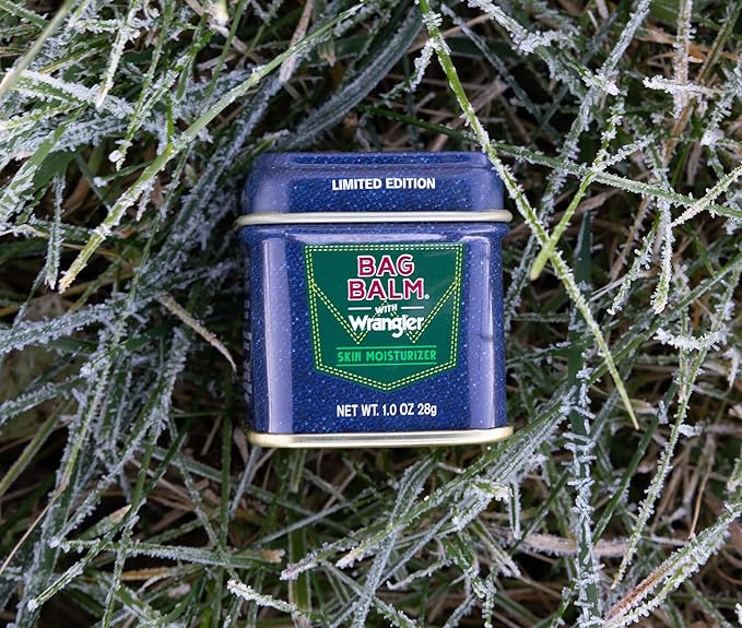 Bag Balm Vermont's Original Skin Moisturizer - Full Body Hydrating Skin Care: Dry Hands, Lips, Face, Feet & More - Unscented, Cruelty & Paraben Free - Day & Night, Men & Women (Wrangler, 3-Pack)