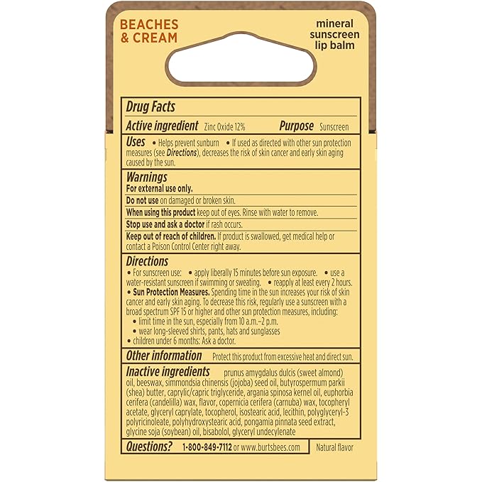 Burt’s Bees SPF 30 Lip Balm